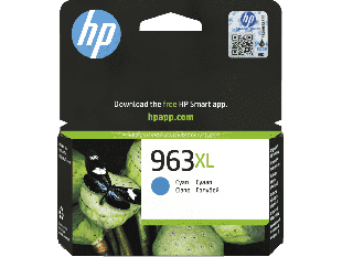 HP 963XL High Yield Cyan Original Ink Cartridge (3JA27AE)