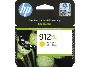 HP 912XL High Yield Yellow Original Ink Cartridge (3YL83AE)