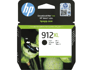 HP 912XL High Yield Black Original Ink Cartridge (3YL84AE)