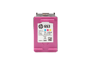 HP 653 Black Original Ink Advantage Cartridge (3YM75AE) - Center facing