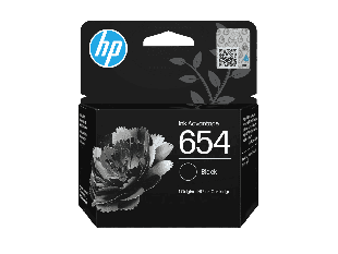 HP 654 Black Original Ink Advantage Cartridge (7FP39UE#BHL) - Center facing