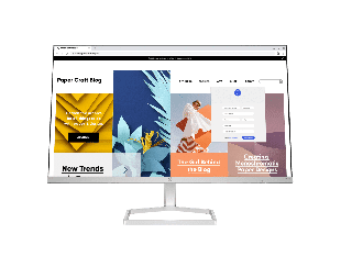 HP Series 5 23.8 inch FHD White Monitor  - 524sw - 23.8" (94C21AA#A2N)