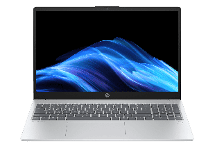 HP OmniBook 3 Laptop Next Gen AI 15-fn0003nx - 15.6-inch (39.62 cm) - Glacier silver (C22JNEA#A2N) - Center facing