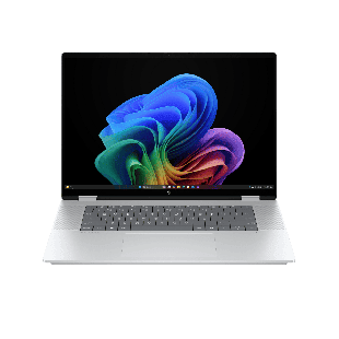 HP OmniBook X Flip 2-in-1 Laptop Next Gen AI 16-as0005nx - 16-inch (40.64 cm) - ألومنيوم بلون فضي جليدي (C27K0EA#A2N)