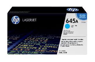 HP 645A Cyan Original LaserJet Toner Cartridge (C9731A)