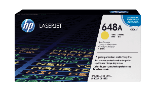 HP 648A Yellow Original LaserJet Toner Cartridge (CE262A)