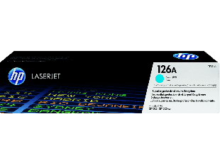 HP 126A Cyan Original LaserJet Toner Cartridge (CE311A)