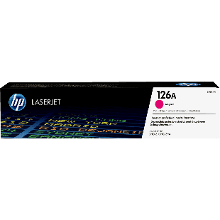 HP 126A Magenta Original LaserJet Toner Cartridge (CE313A)