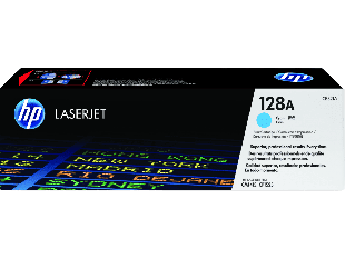 HP 128A Cyan Original LaserJet Toner Cartridge (CE321A)
