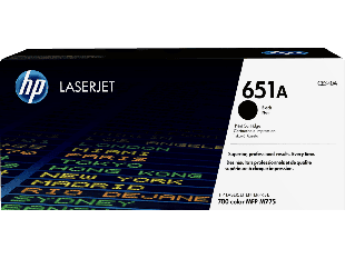 HP 651A Black Original LaserJet Toner Cartridge (CE340A)