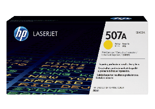 HP 507A Yellow Original LaserJet Toner Cartridge (CE402A)