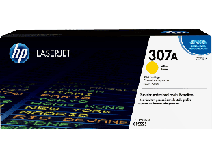 HP 307A Yellow Original LaserJet Toner Cartridge (CE742A)