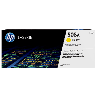 HP 508A Yellow Original LaserJet Toner Cartridge (CF362A)