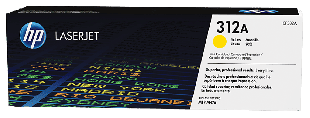 HP 312A Yellow Original LaserJet Toner Cartridge (CF382A)