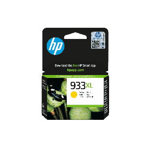 HP 933XL High Yield Yellow Original Ink Cartridge (CN056AE#BGX)