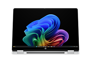 HP OmniBook 5 Flip 2-in-1 Laptop Next Gen AI 14-km0007nx - 14-inch (35.56 cm) - Glacier silver (D80Y3EA#A2N)