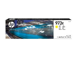 HP 973X High Yield Yellow Original PageWide Cartridge (F6T83AE)