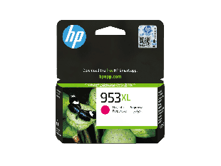 HP 953XL High Yield Magenta Original Ink Cartridge (F6U17AE#BGX) - Center facing