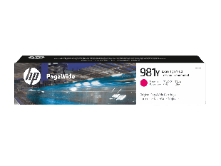 HP 981Y Extra High Yield Magenta Original PageWide Cartridge  (L0R14A) - Center facing