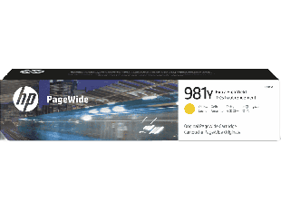 HP 981Y Extra High Yield Yellow Original PageWide Cartridge  (L0R15A)