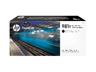 HP 981Y Extra High Yield Black Original PageWide Cartridge  (L0R16A) - Center facing
