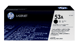 HP 53A Black Original LaserJet Toner Cartridge (Q7553A)