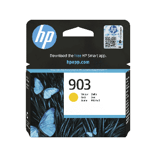 HP 903 Yellow Original Ink Cartridge (T6L95AE#BGX) - Center facing