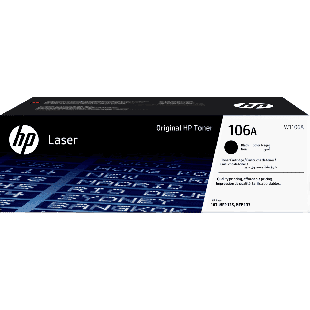 HP 106A Black Original Laser Toner Cartridge (W1106A)