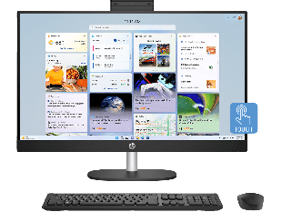 HP 27 inch All-in-One 27-cr1003nx PC - 27-inch (68.58 cm) - Jet black (B5NQ6EA#A2N)