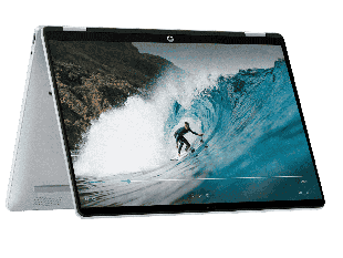 HP OmniBook 5 Flip 14-fp0016nx + HP Series 5 23.8 inch FHD White Monitor - 524sw + HP 650 Wireless Keyboard and Mouse Combo Black + HP Smart Tank 585 All-in-One Printer - 14-inch (35.56 cm) - Glacier silver (C20R2EA#A2N-BN1)