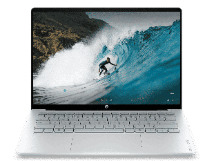 HP OmniBook 5 Laptop Next Gen AI 14-hh0005nx - 14" - Glacier silver aluminum (D81BFEA#A2N)