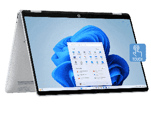 HP OmniBook 5 Flip 14-fp0011nx - 14-inch (35.56 cm) - Glacier silver (C20RQEA#A2N)