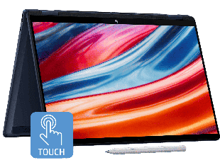 HP OmniBook X Flip 2-in-1 Laptop Next Gen AI 14-fm0003nx - 14-inch (35.56 cm) - Atmospheric blue aluminum (CF6M1EA#A2N)