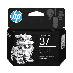 HP 37 Black Original Ink Cartridge (7FP45AE)