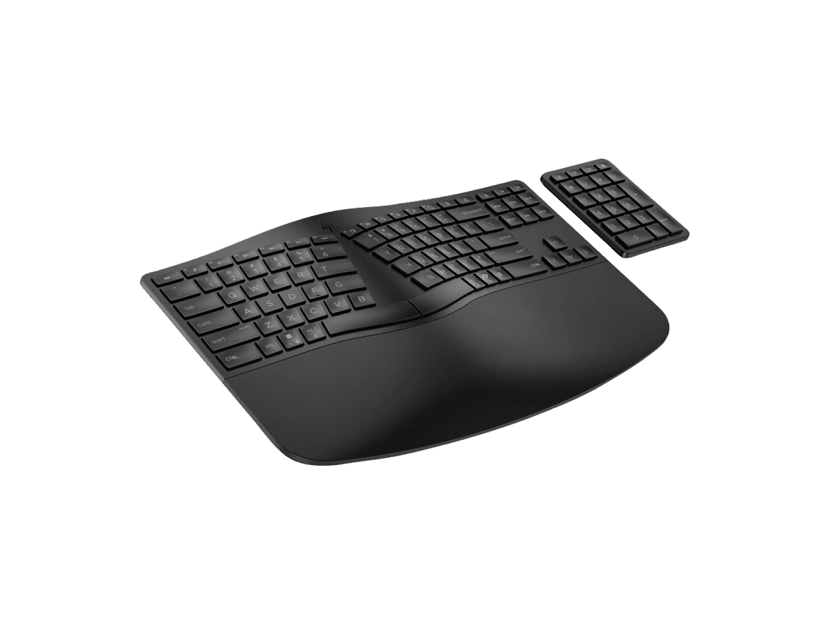 HP 960 BLK Ergonomic Wireless Keyboard (7E755AA#ABV) - Shop HP.com