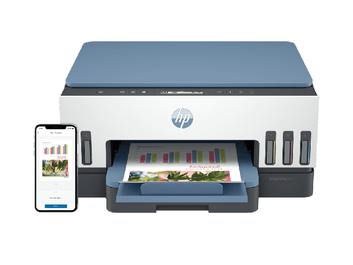 HP Smart Tank 725 All-in-One (28B51A#BHG) - Center facing