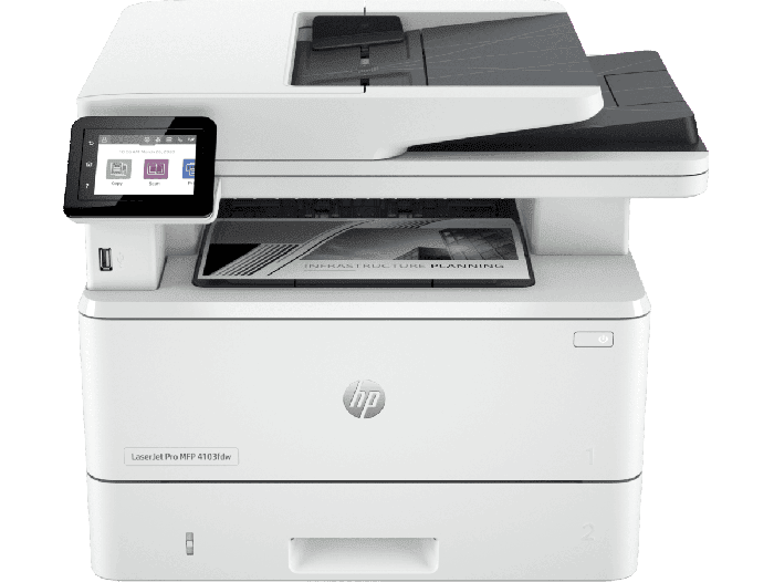 HP LaserJet Pro MFP 4103fdw Printer (2Z629A#B13)