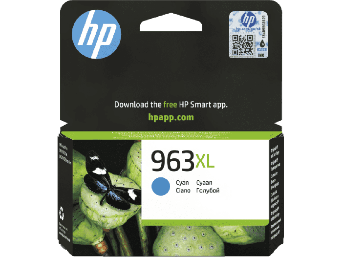 HP 963XL High Yield Cyan Original Ink Cartridge (3JA27AE)