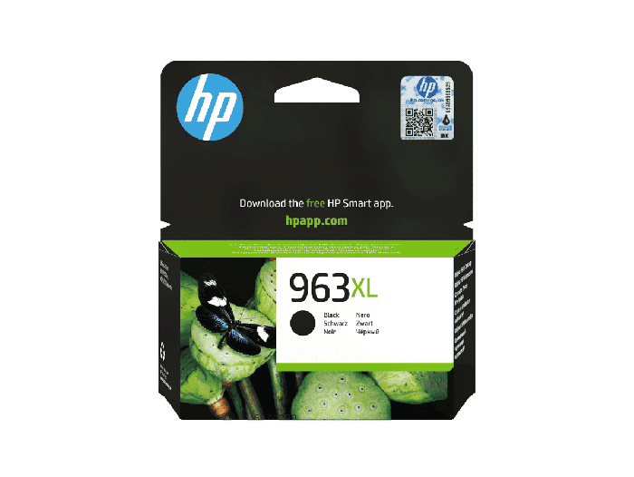 HP 963XL High Yield Black Original Ink Cartridge (3JA30AE) - Center facing