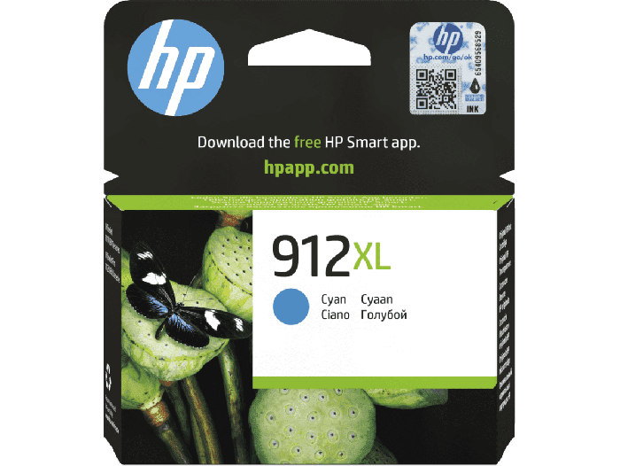 HP 912XL High Yield Cyan Original Ink Cartridge (3YL81AE#BGX)