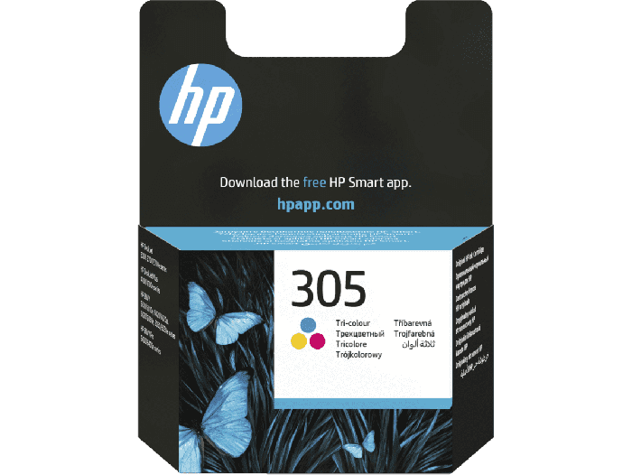 HP 305 Tri-color Original Ink Cartridge (3YM60AE#UUQ)