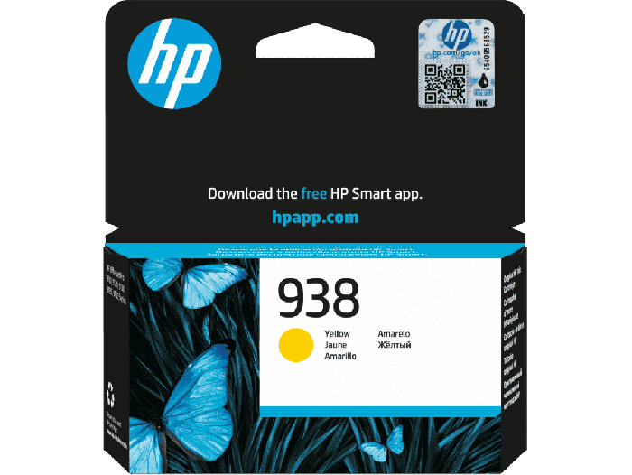 HP 938 Yellow Original Ink Cartridge (4S6X7PE)