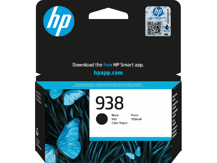 HP 938 Black Original Ink Cartridge (4S6X8PE)