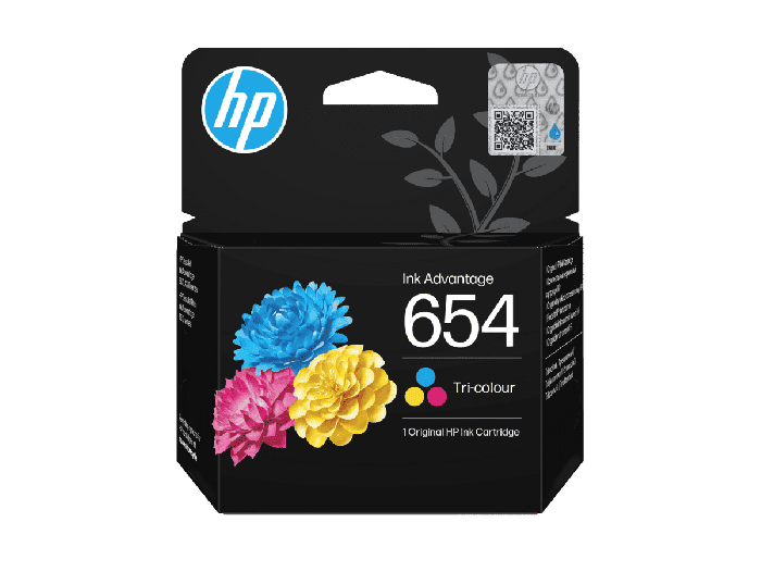 HP 654 Tri-color Original Ink Advantage Cartridge (7FP38UE#BHL)