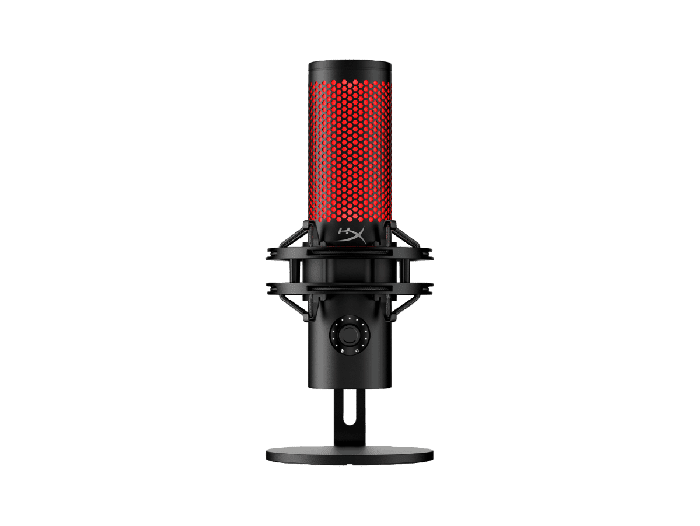 HyperX QuadCast 2 Black Microphone (872V1AA) - Center facing