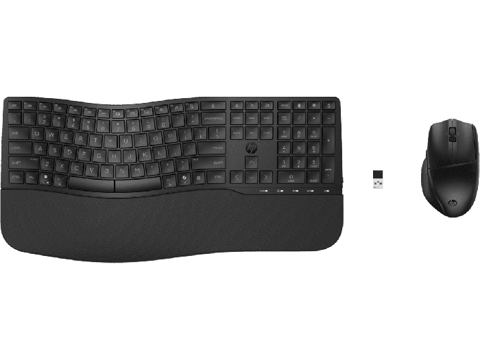 HP 680 Comfort Dual-Mode Keyboard and Mouse Combo (8T6L6AA) - Center facing