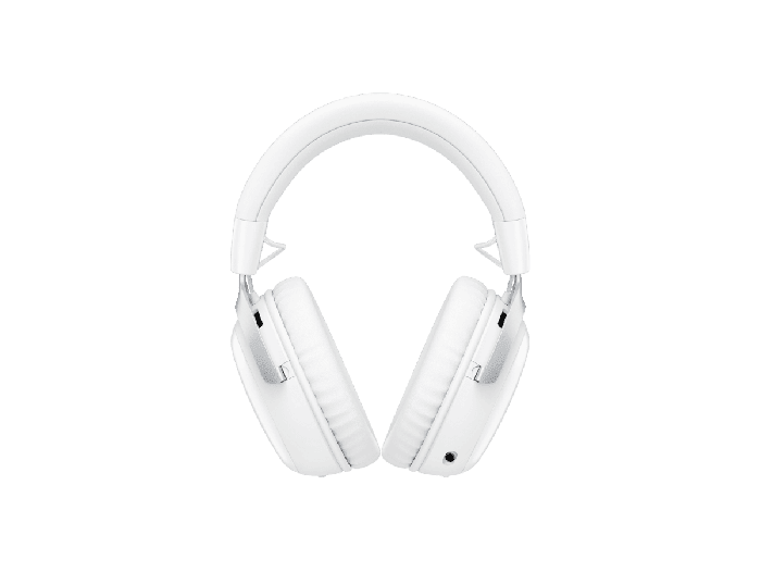 HyperX Cloud III S - Wireless Gaming Headset (White) (AX6G1AA) - Center facing
