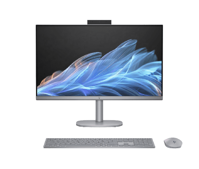 HP OmniStudio X All-in-One 27-cs0000nx Desktop PC - 27-inch (68.58 cm) - Meteor silver (B5NQ7EA#A2N)