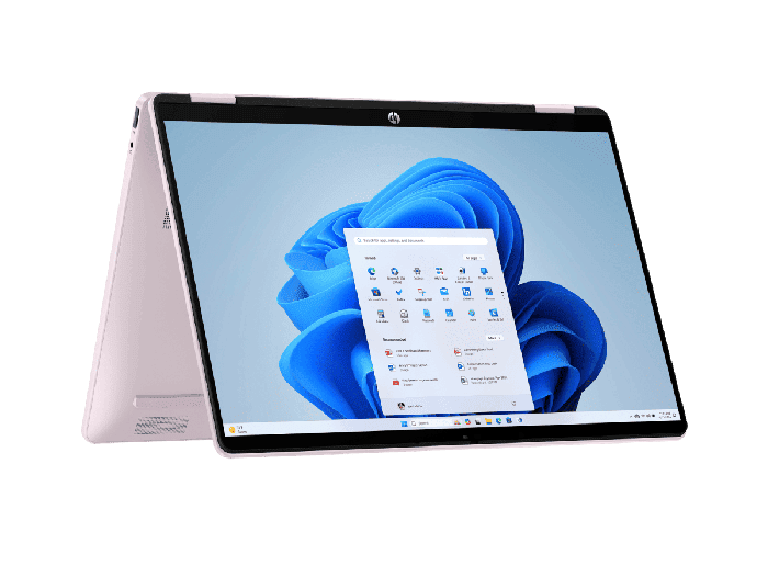 HP OmniBook 5 Flip 14-fp0003nx - 14-inch (35.56 cm) - Powder pink, chrome logo (C20Q5EA#A2N)