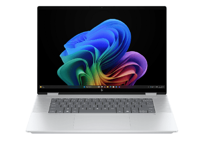 HP OmniBook X Flip 2-in-1 Laptop Next Gen AI 16-as0001nx - 16-inch (40.64 cm) - Glacier silver aluminum (C20W6EA#A2N)